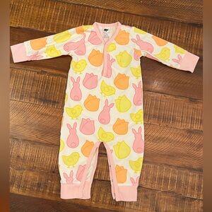 Monica + Andy bunny onsie